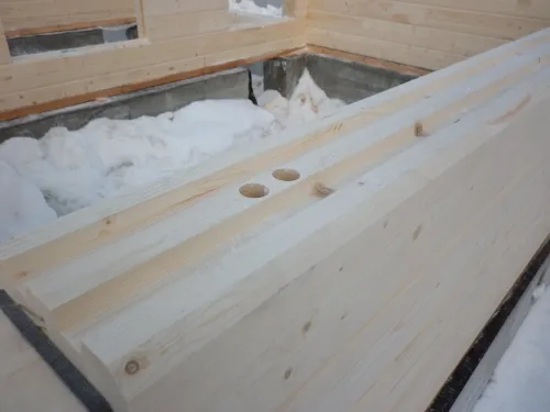 Строительство дома Исток из клееного бруса