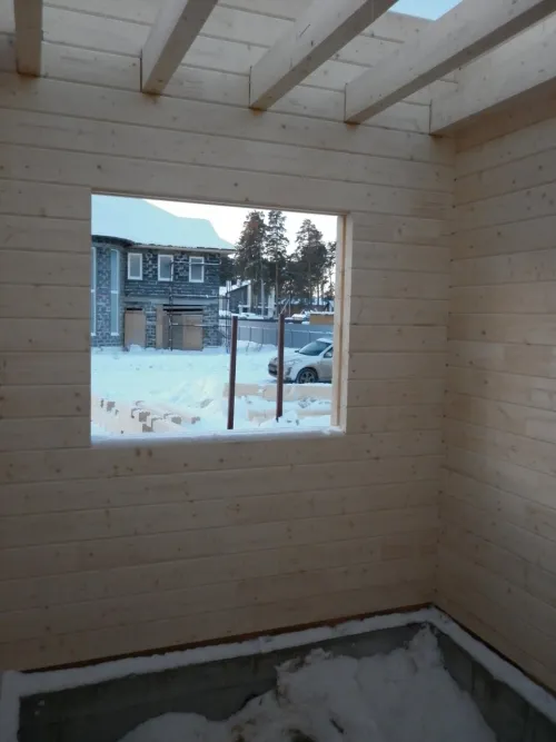 Строительство дома Исток из клееного бруса