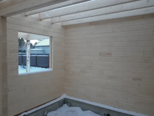 Строительство дома Исток из клееного бруса