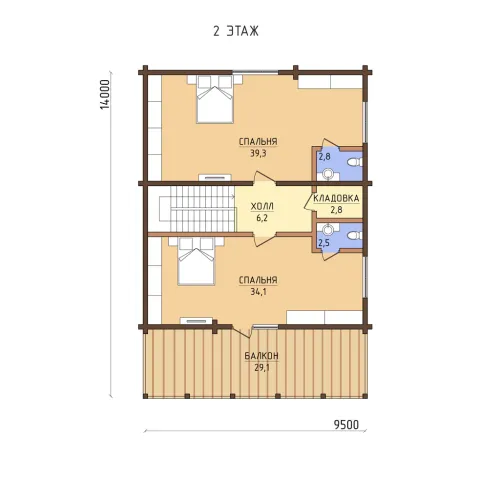 Планировка дома Падерино